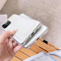 For Redmi Note 13 Pro 4G Case Transparent Soft with Wallet Clip Precise Hole Position Lens Protection for Redmi Note 13 Pro 4G Back Cover. 