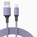 KAXOE 3A Fast Charging Liquid Silicone Cable For Type C Android Micro USB Charging Cord. 