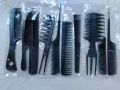 "10 Pcs/Lot Kids Anti-Static Hair Brush & Comb Set - Perfect for Children's Hairstyles, Tangle-Free, Gentle Detangling, and Styling Tools". 