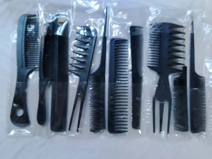 "10%20Pcs/Lot%20Kids%20Anti-Static%20Hair%20Brush%20&%20Comb%20Set%20-%20Perfect%20for%20Children's%20Hairstyles,%20Tangle-Free,%20Gentle%20Detangling,%20and%20Styling%20Tools"%20-%20Image%204