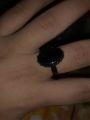 Black stone Black Ring For Men and Boys. 