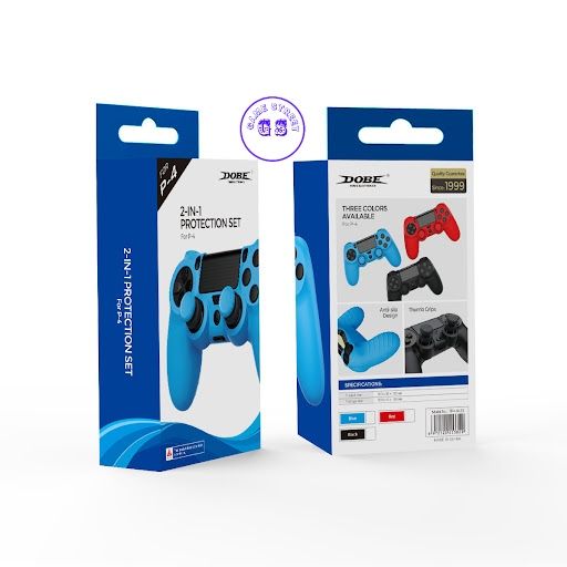 TP4-0425 DOBE PS4 2 IN 1  PROTECTION SET   PS4  CONTROLLER SILICONE COVER