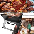 X TYPE FOLDABLE PORTABLE Barbecue Grill, BBQ / BAR B Q Portable Grill WITH COOKING PLATE. 