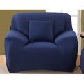 Sofa Cover 1 Seater, Stretchable Single Seater Sofa Cover, Elastic Fitted Solid Color, Standard Size. 