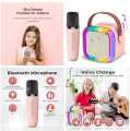 K12 Wireless Audio Microphone Bluetooth Speaker Portable Stereo Speaker Bluetooth Speaker Karaoke Speaker with Mic. 