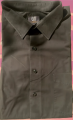 GS Men's Black Dress Shirt – Size 20, Sleeve 34/35 – Classic Fit, Formal Long Sleeve Shirt. 