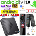 X88 MINI 13 ATV 4GB 64GB Android Tv Box Smart TV Box RK3528 Android 13.0 2.4G /5G Dual Wifi6 HD 8K with Free MX3 Remote. 