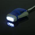 LALA 3 LED Dynamo Wind Up Flashlight Torch Light Hand Press Crank NR Camping. 