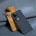 Vantime for vivo V50 5G PU Case Lens Cover Matte Slim Back Shockproof Casing. 