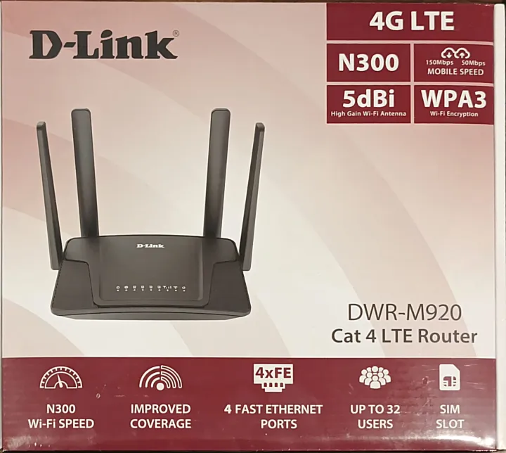 D Link Sim Router Small DLINK-M920 4G SIM ROUTER/dlink wifi router | Daraz.pk
