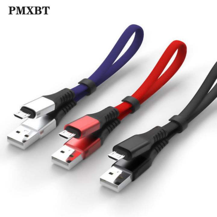 30cm Short Charger Data Cable Micro USB Type C Cable For Huawei honor 10 9 Samsung A50 S10 Fast Charging Power Bank phone Cables
