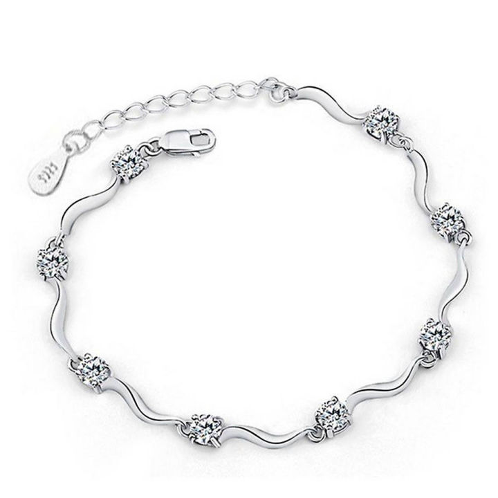 Trendy%20Silver%20Zircon%20Crystal%20Bracelet%20Love%20Vintage%20Fine%20Jewelry%20-%20Image%202