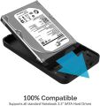 Sabrent 2.5-Inch SATA to USB 3.0 Tool-Free External Hard Drive Enclosure [Optimized for SSD, Support UASP SATA III] Black (EC-UASP) ORIGINAL UK ZONE. 