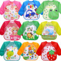 New High Quality Long Sleeve Waterproof Baby Bibs, Full Protection Feeding Smock for Toddlers, Soft Art and Eating Apron, Dribble Bandana Scarf, Durable Baby Clothing for Boys and Girls, Perfect for Mealtime and Creative Activities. 