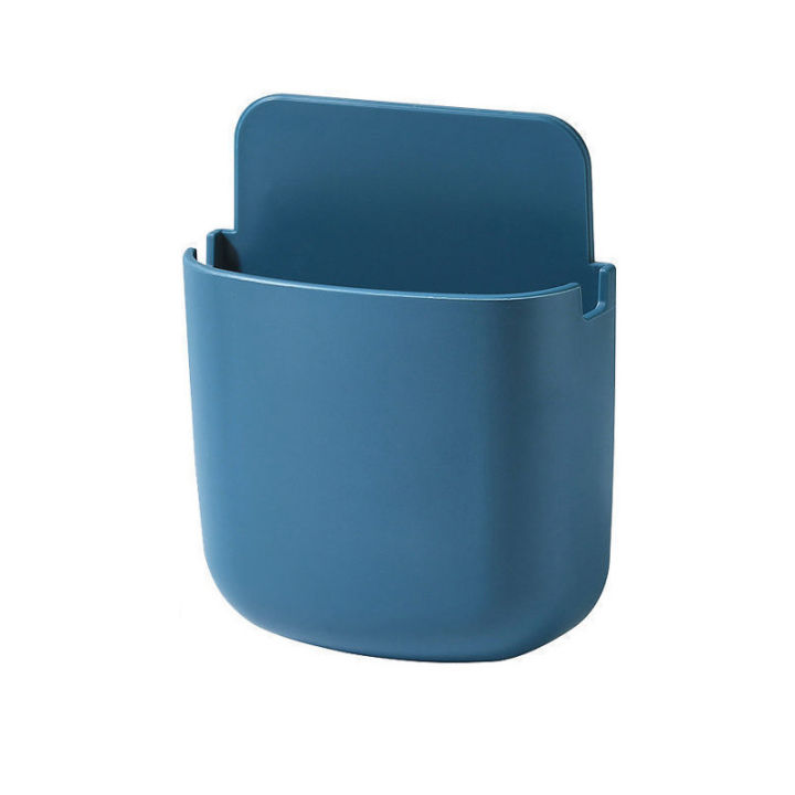 Wall Mounted Storage Box Mobile Phone Charging Holder Stand Rack Remote Control Storage Organizer Case For Air Conditioner TV