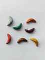 Beads for DIY Crafts. Moon Multicolor Plastic Beads. Pack of 40gms Beads, For DIY Jewelry Making, Jewelry, And Dress Accessories.. 