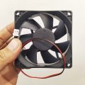 DreamsMart DC 12V Cooling Fan 8025 80x25mm 2 Pins Brushless Motor Exhaust Incubator Peltier CPU Heatsink. 