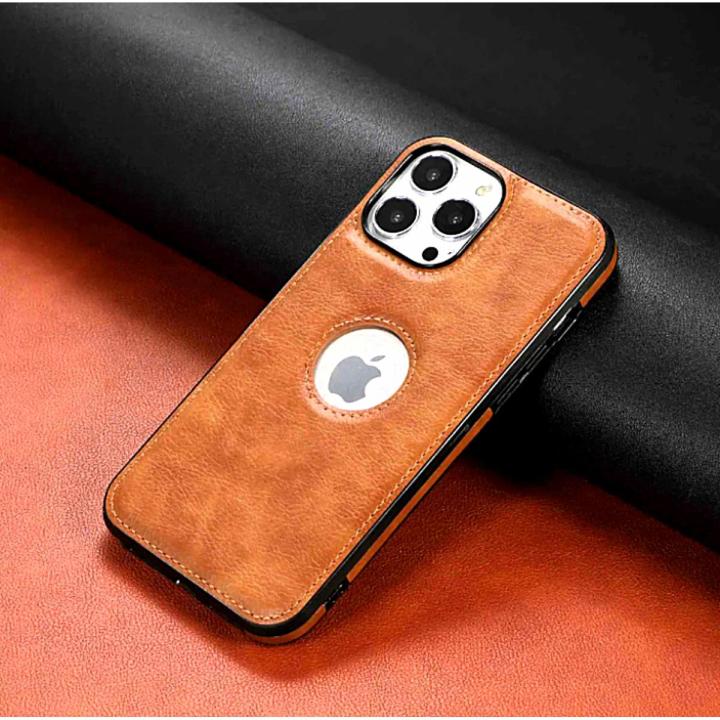 iphone 12 Pro Max Cover Case Leather Back Projection Case high