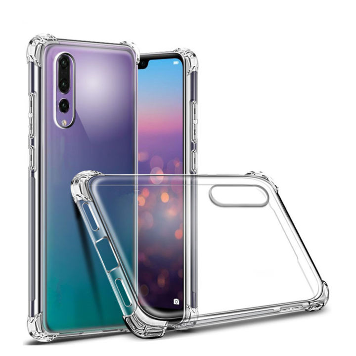 Huawei Y9s Clear Airbag Case Shockproof Anti Scratch Transparent TPU Back Cover