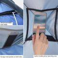 Portable Sun Shade Canopy Beach Sunbathing Shelter Up Personal Sun Protection Quick Installation for 1 People(L). 