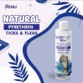 REMU - Natural Shampoo - Pyrethrin -Tick and Flea Shampoo - 400 Ml - For Puppies And Dog. 