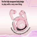 Air 39 Earbuds Wireless Crystal Transparent Bluetooth 5.3 Ear buds Wireless Headset Transparent Charging Case Heavy Bass Stereo Earphones Noise Reduction Sports Headset with Microphone Waterproof Headphone LED Digital Display. 