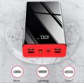Royal R303 30000 Mah Power Bank Large Capacity Built in Flashlight Powerbank 4 Usb Ports QC 3.0 18W Lithium Polymer Battery. 