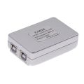 2X USB 2.0 Auto Sharing Switch 2 Port HUB Adapter Switcher for 2 PC Printer USB Switch Devices Support Windows. 