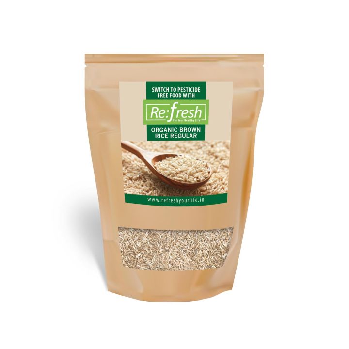 ORGANIC BROWN RICE REGULAR 1kg | Daraz.pk