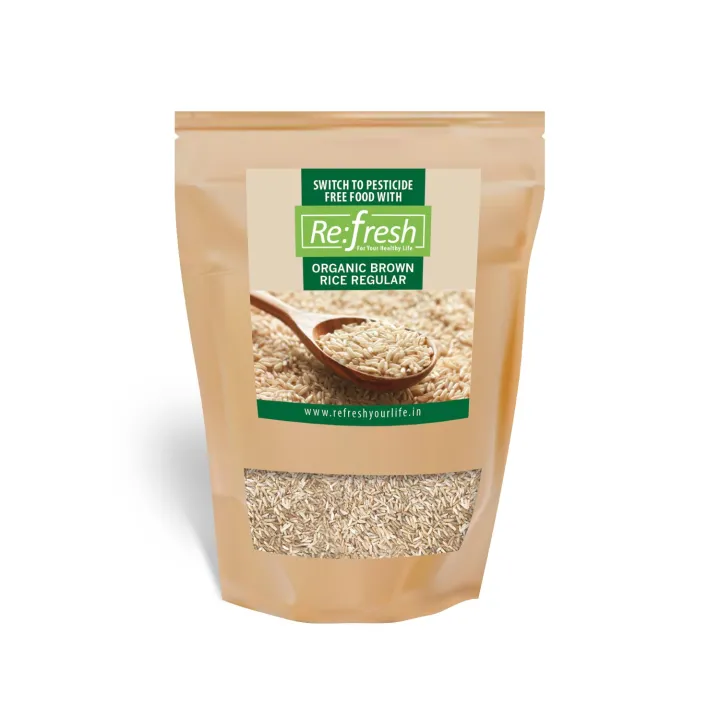 ORGANIC BROWN RICE REGULAR 1kg | Daraz.pk