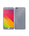 Oppo F1s  Grey Brushed Metal Texture Mobile Skin. 
