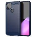 Google Pixel 4A (5G) 6.2 inches inches Case Shock-Proof Carbon Fiber Slim Cover Protective Bumper Case. 