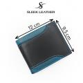 SLEEK Premium Leather Wallet for Men's with Zipper and Gift Box - Cash & Card Wallet with Coin Pocket - Bifold Slim Wallet - ZCM - Wallet for Men's. 