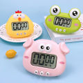 Kitchen loud volume reminder time management timer device kids learning self-discipline small alarm clock. 