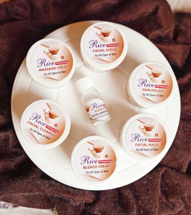 Rice%20Whitening%20Ultra%20Glowing%20Facial%20Kit%20Bleach%20For%20All%20Skin%20Types%20-100ml%20-%20Image%202