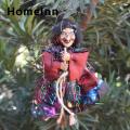HomeInn Witch Figurine Scary Facial Expressions Indoor Outdoor Hanging Wicked Witch Decoration Toys. 