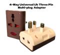 UK 3 Pin Multi Plug Adapter Travel Wall AC Power Adapter Type G Two Pin Multi Socket Converter PLUG. 