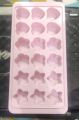 Set of 3, Ice Cube Tray Plastic Ice Tray Sakura Star Heart Shape. 