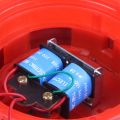 AC 220V 100mm 4 inch Dia Schools  Alarm Round Shape Electric Bell Red. 
