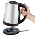 Electric Kettle 2 Liter Stainless Steel Automatic Cordless Kettle Electric, E Kettle Tea Hot Water Car Travel Portable Electric Kettle Auto Shut-off 2 Ltr, Silver Black.. 