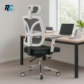 Ergoseat Executive High-Back Mesh Office Chair with Adjustable Headrest, Lumbar Support, Swivel and Recliner Function. 