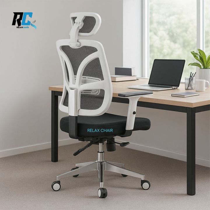 Ergoseat%20Executive%20High-Back%20Mesh%20Office%20Chair%20with%20Adjustable%20Headrest,%20Lumbar%20Support,%20Swivel%20and%20Recliner%20Function%20-%20Image%205