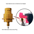 CO2 Adapter Replacement Parts Accessories Fit for Soda Stream Terra DUO ART Quick Connect Adapter Water Maker Machine Soda Machine Connector 8mm B. 