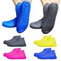 Thicken Waterproof Silicone Gel Shoe Cover Rain Cusodie for shoes Reusable Rubber Gum Anti-slip Shoe Covers for Protection Boots. 
