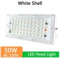 White Shell 220V 50W 50 LED Water Flood Light Spotlight IP65 Outdoor Light In Pakistan. 