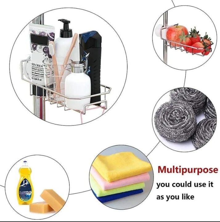 3-in-1%20Stainless%20Steel%20Sponge%20Holder%20for%20Kitchen%20Sink%20-%20Space-Saving%20Faucet%20Rack%20&%20Dish%20Rag%20Hanging%20Caddy%20-%20Image%203