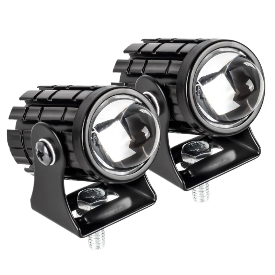 Pcs) Mini driving fog lights for bike Motorcycle Auxiliary Spot