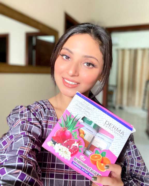 Derma Extra Shine 6 Steps Complete Instant Brightening Facial Kit ...