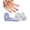 Salon Express Nail Art Polish Stencil Stamping. 