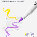 Arrtx Acrylic Marker Soft Tip Single Absolute Purple A/B 30 Colors Waterproof and Quick-Drying Color-Resistant. 
